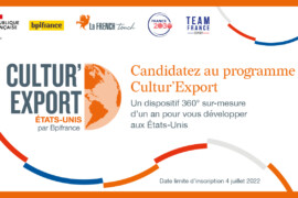 Candidatez au Programme Cultur’Export