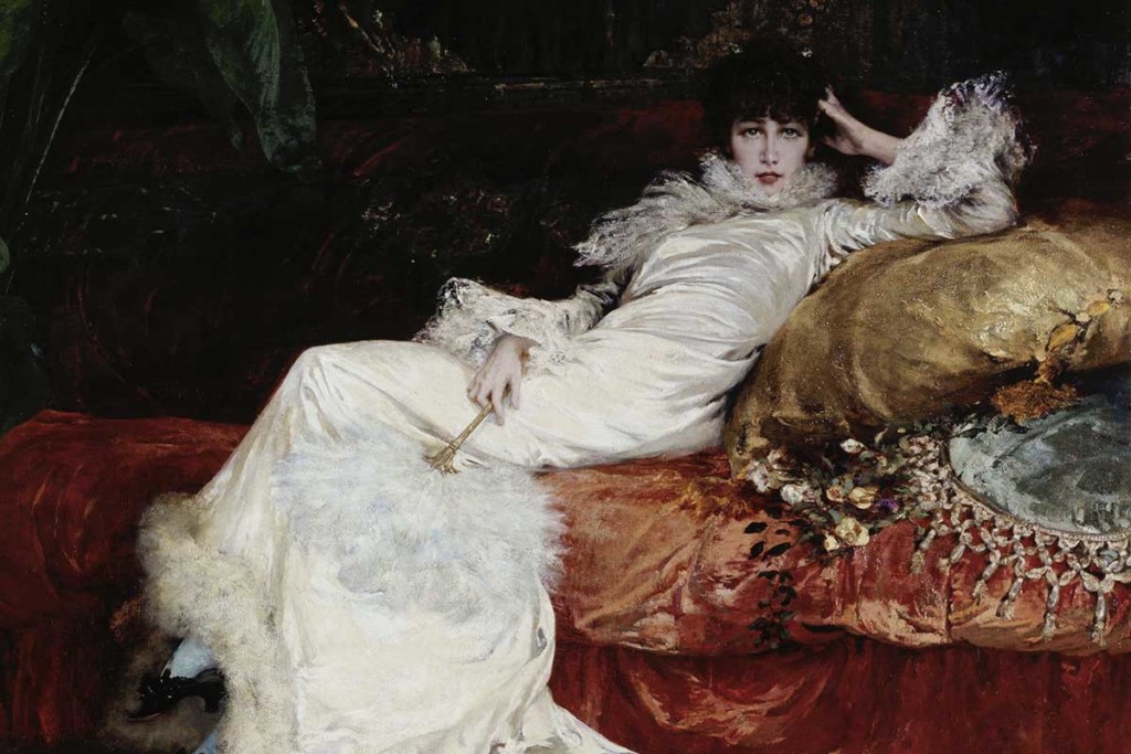 Georges Jules Victor Clairin, Portrait of Sarah Bernhardt