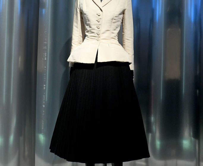 The iconic Bar jacket by Christian Dior