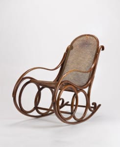 Rocking chair by Austrian designer Michael Thonet 